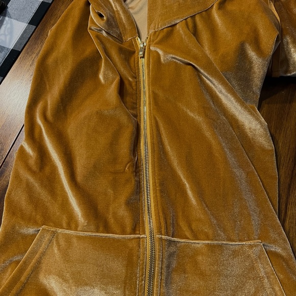 Velour hooded jacket and matching pants - Picture 3 of 8